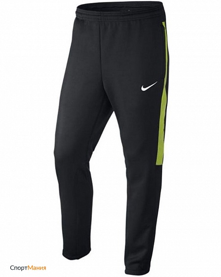 655952-011 Брюки тренировочные Nike Team Club черный, зеленый