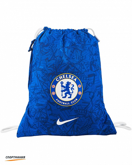 BA5932-495 Рюкзак-мешок для обуви Nike Stadium CFC синий