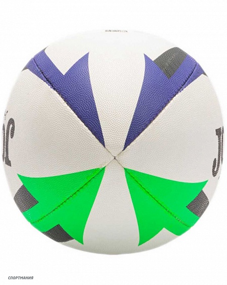400680.217 Мяч Joma для регби J-MAX белый, темно-синий, зеленый, черный