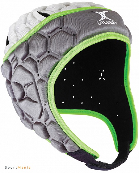 85518005 Шлем для регби Gilbert Falcon 200 серый, зеленый