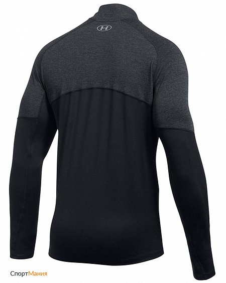 1298836-001 Джемпер Under Armour Threadborne Run 1/4 Zip черный, серый