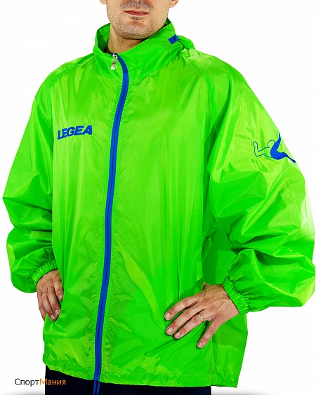 K207-2802 Ветровка с капюшоном Legea Cairo Tuono светло-зеленый
