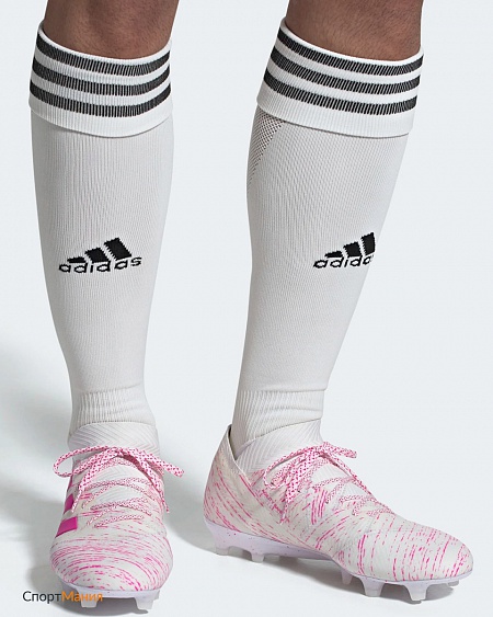 BB9427 Футбольные бутсы Adidas Nemeziz 18.1 FG розовый, белый