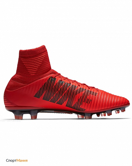 831961-616 Бутсы Nike Mercurial Veloce III DF FG красный, черный