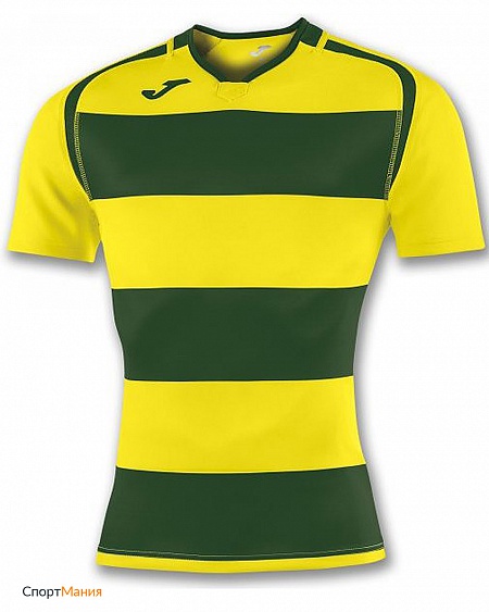 100735.459 Детская футболка Joma Prorugby II желтый, зеленый