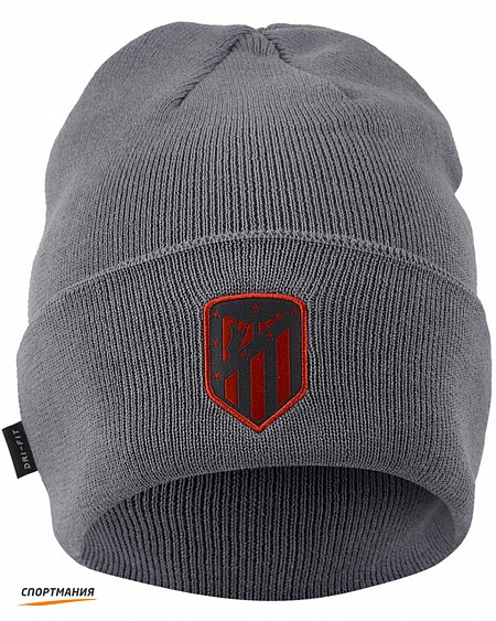CK2298-056 Шапка Nike Atletico Madrid Dry Beanie серый, оранжевый