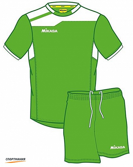 MT352-07 Форма волейбольная Mikasa Set Nandy зеленый, белый