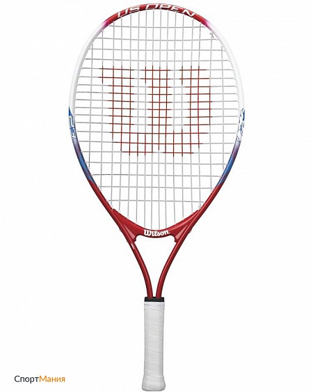 WRT21020U Теннисная ракетка Wilson US Open 23 красный, белый