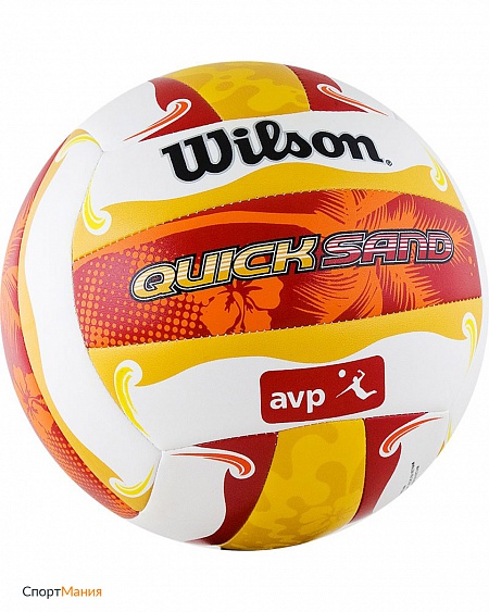 WTH489097XB Мяч для волейбола Wilson AVP Quicksand Aloha белый, желтый, оранжевый