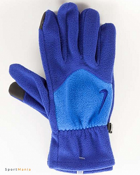 NWG3417-417 Перчатки Nike Fleece Gloves темно-синий, голубой