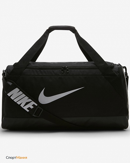 BA5334-010 Сумка Nike Brasilia Meduim черный, серый