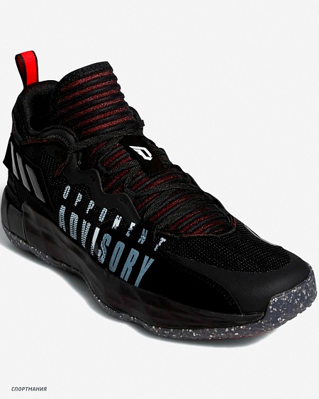 FY9939 Кроссовки баскетбольные Adidas Dame 7 черный, белый, красный