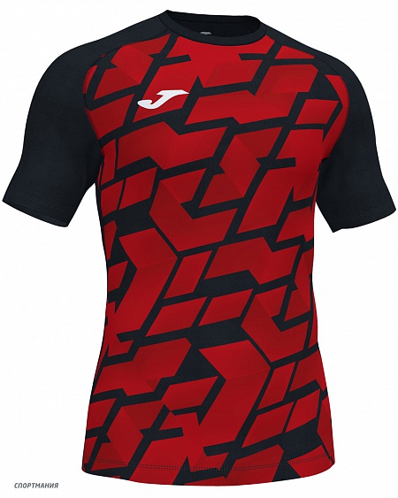 101905.106 Футболка Joma Myskin III красный, темно-синий, белый