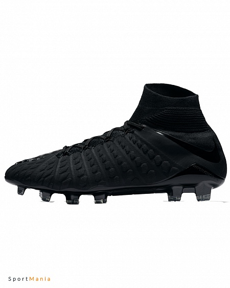 860643-010 Бутсы Nike Hypervenom Phantom III DF FG черный