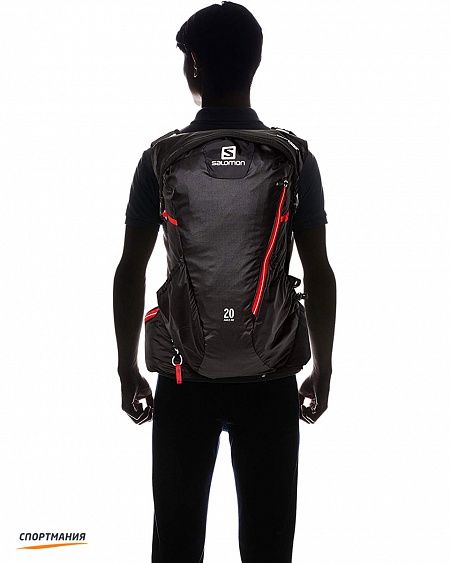 L37997400 Рюкзак Salomon Bag Agile 20 AW черный, красный