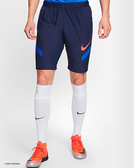 CJ1990-410 Шорты Nike VaporKnit Strike M18 SR темно-синий, красный, синий