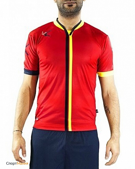 M1105-1207 Футболка игровая Legea Maglia Beira красный, желтый