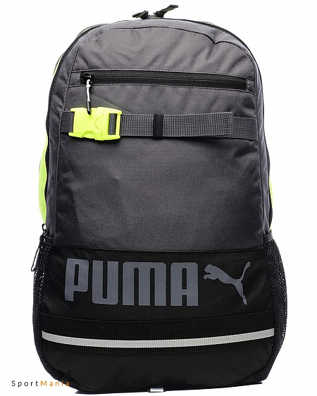07339320 Рюкзак Puma Deck черный, неоновый-желтый