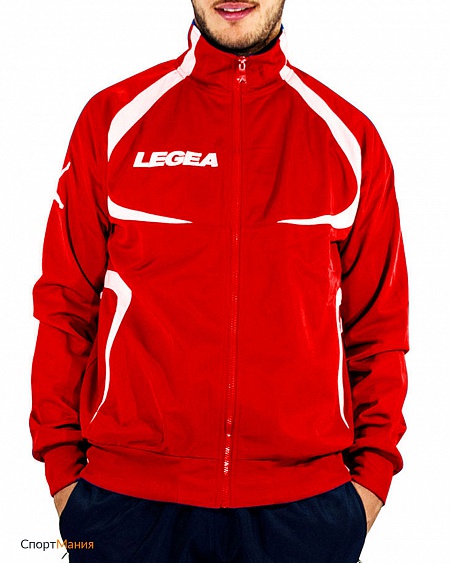 M1083-1203 Олимпийка тренировочная Legea Giacca Relax Tornado Bogota красный, белый