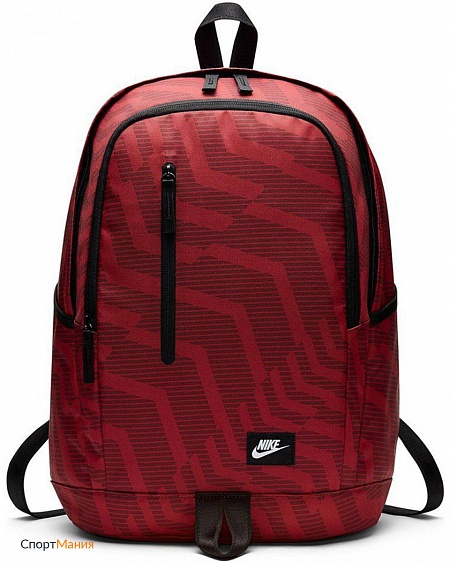 BA5231-622 Рюкзак Nike All Access Soleday Backpack красный, черный