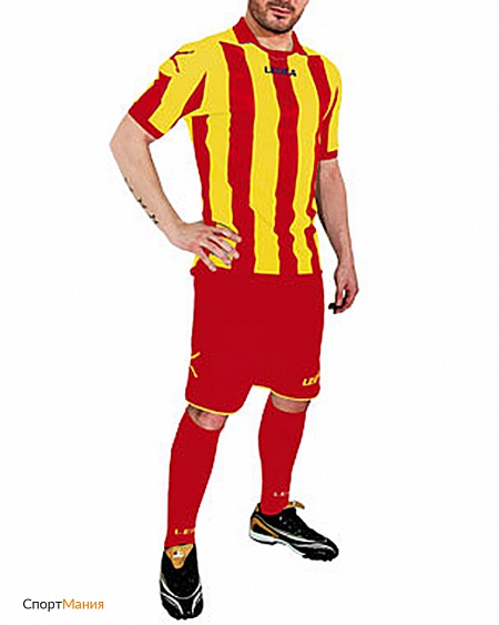 KIT0019-0712 Форма футбольная Legea Belgrado желтый, красный