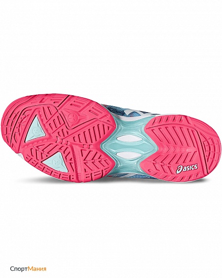 E761N-4301 Женские теннисные кроссовки Asics Gel Solution Speed 3 Le Paris голубой, красный