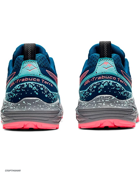 1012A902-402 Кроссовки для бега Asics Fujitrabuco Terra W синий, голубой, розовый, серый