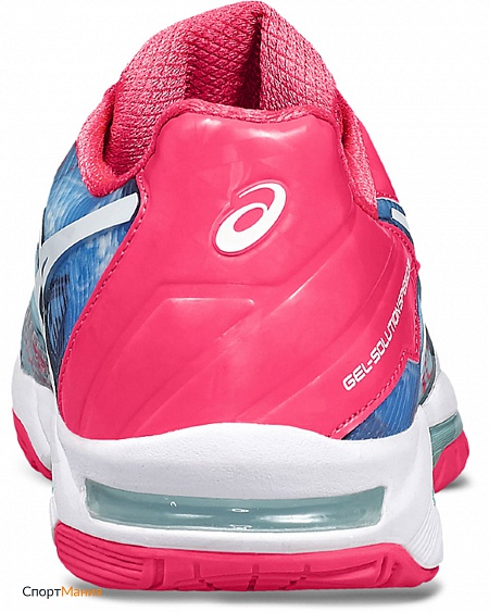 E761N-4301 Женские теннисные кроссовки Asics Gel Solution Speed 3 Le Paris голубой, красный