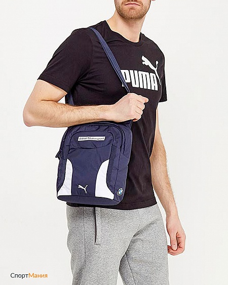 7513201 Сумка Puma BMW Motorsport Portable темно-синий, белый