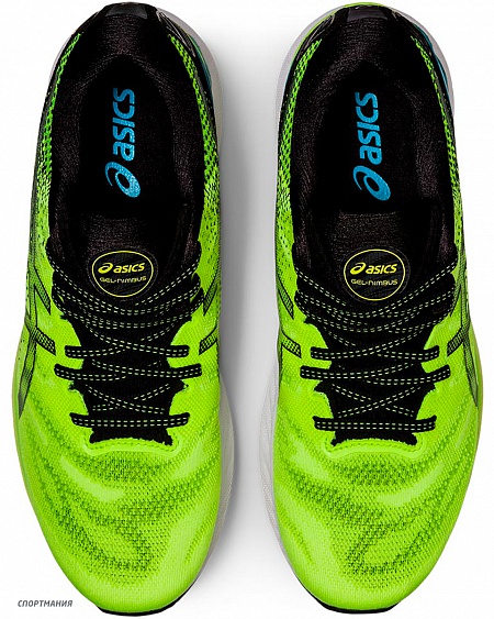 1011B004-300 Кроссовки беговые Asics Gel-Nimbus 23 салатовый, черный, белый
