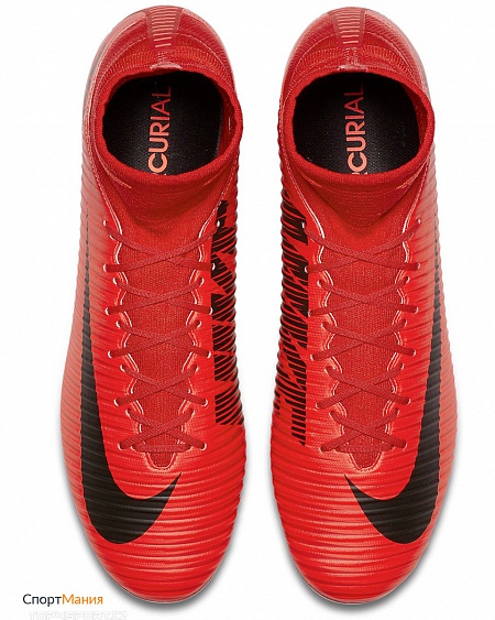 831961-616 Бутсы Nike Mercurial Veloce III DF FG красный, черный