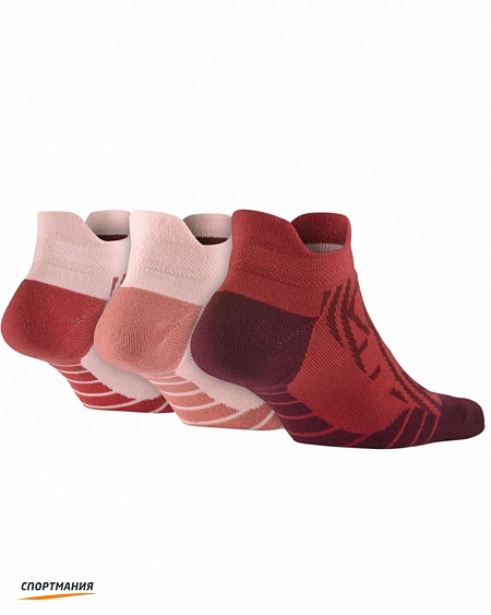 SX5735-957 Женские носки Nike Dry Cushion Low GFX Training Sock красный