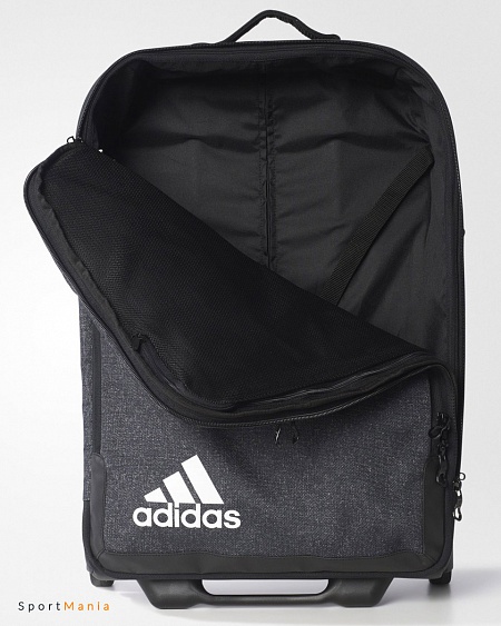 AI3820 Сумка-чемодан Adidas Team Travel Trolley черный, серый