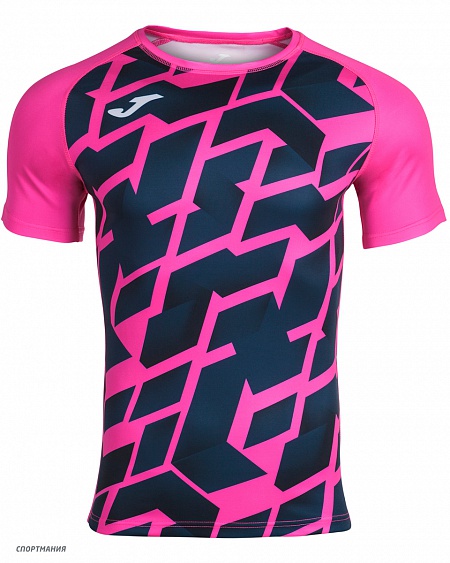 101905.033 Футболка Joma Myskin III розовый, темно-синий