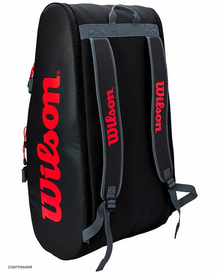 WR8005001 Рюкзак Wilson Tour 3 Comp Clash черный, красный