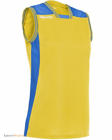 40240503 Баскетбольная майка Macron Radon желтый, синий