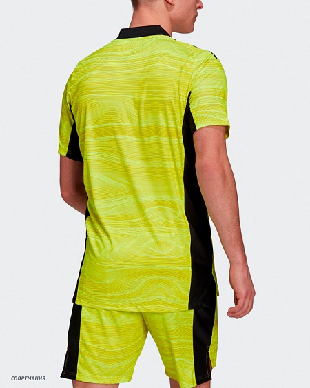 GF3587 Вратарская футболка Adidas Condivo GK 21 Jersey Primeblue неоновый-желтый, черный