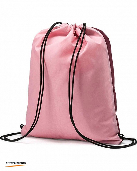7605908 Мешок для обуви Puma Plus Gym Sack II бордовый, розовый