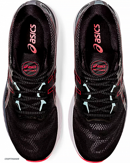 1011B004-007 Кроссовки беговые Asics Gel-Nimbus 23 черный, темно-серый, красный, белый