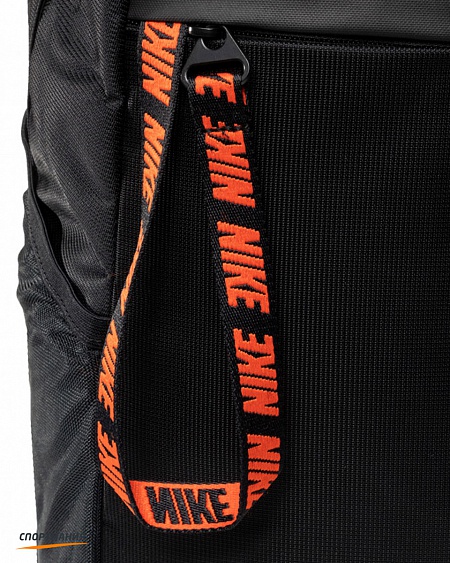 BA6143-010 Рюкзак Nike Sportswear Essentials черный, оранжевый