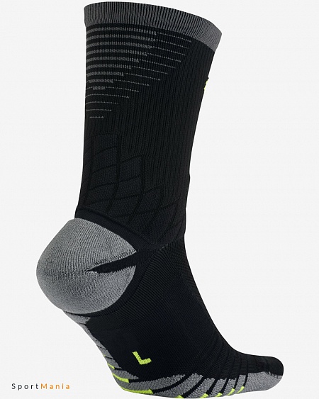 SX5438-011 Носки тренировочные Nike Strike Hypervenom Football черный, неоновый-желтый
