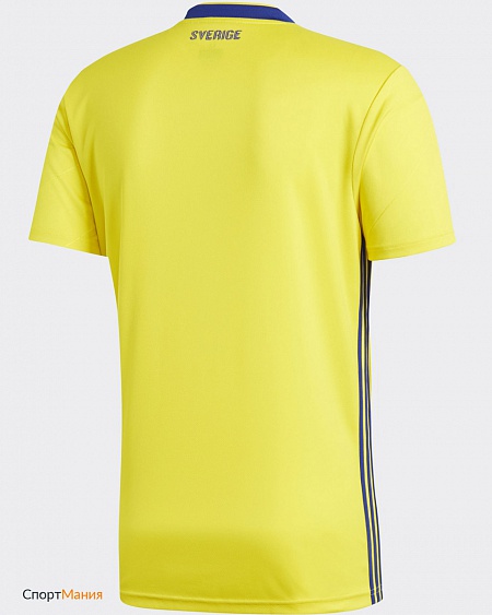 BR3838 Футболка сборной Швеции Adidas SVFF желтый, синий