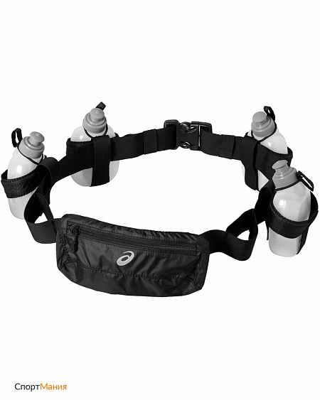 128114-0904 Сумка на пояс Asics Runners bottle belt черный