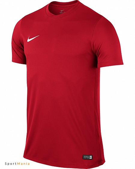 725891-657 Футболка игровая Nike Park VI красный, белый