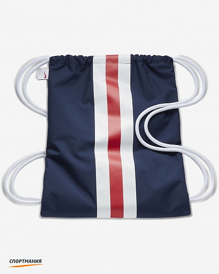 BA5942-410 Мешок для обуви Nike Stadium PSG темно-синий, белый, красный
