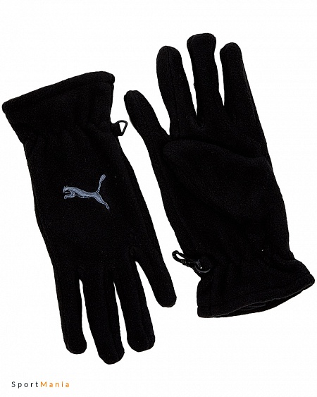 4086101 Перчатки Puma Fundamentals Fleece Gloves черный