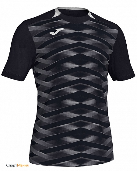 101289.102 Детская регбийная футболка Joma Myskin II черный, белый