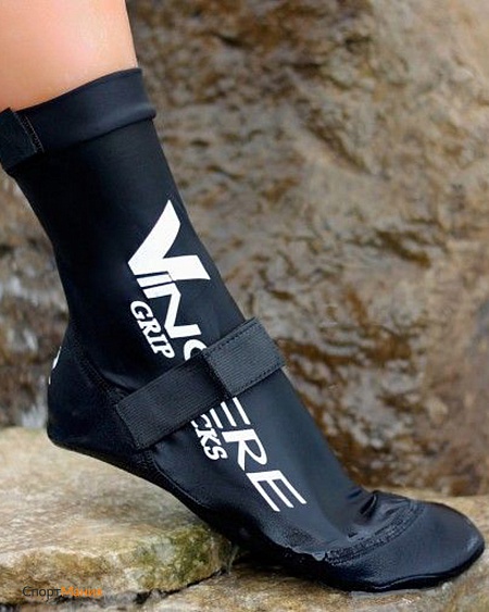 VGS-B Носки для пляжного волейбола Vincere Grip Socks Strapped черный