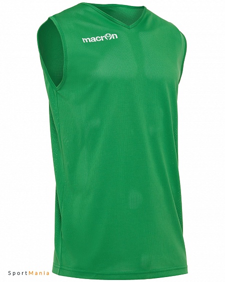 434204 Детская баскетбольная майка Macron Amon зеленый