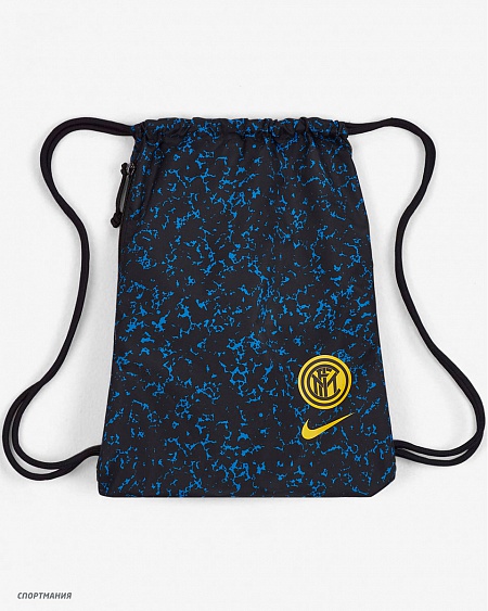 CK6651-413 Рюкзак-мешок Nike Stadium Интер черный, синий, желтый